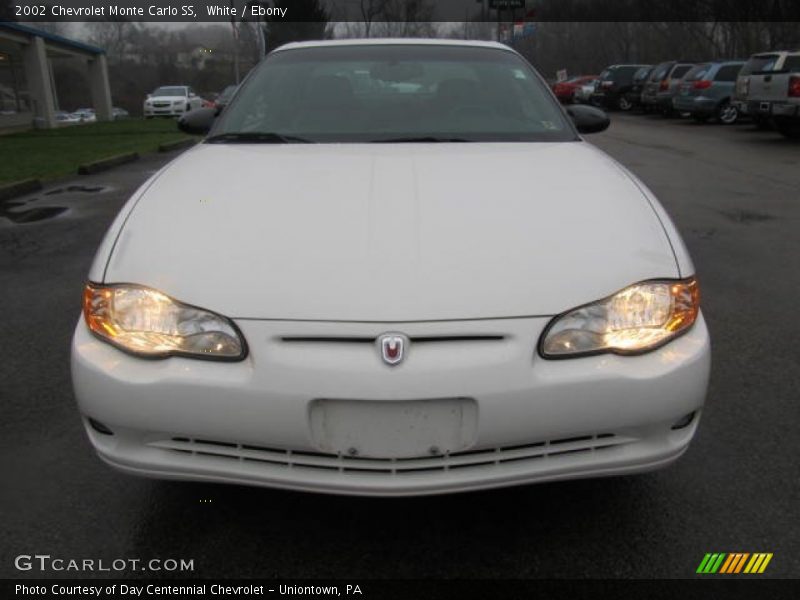 White / Ebony 2002 Chevrolet Monte Carlo SS