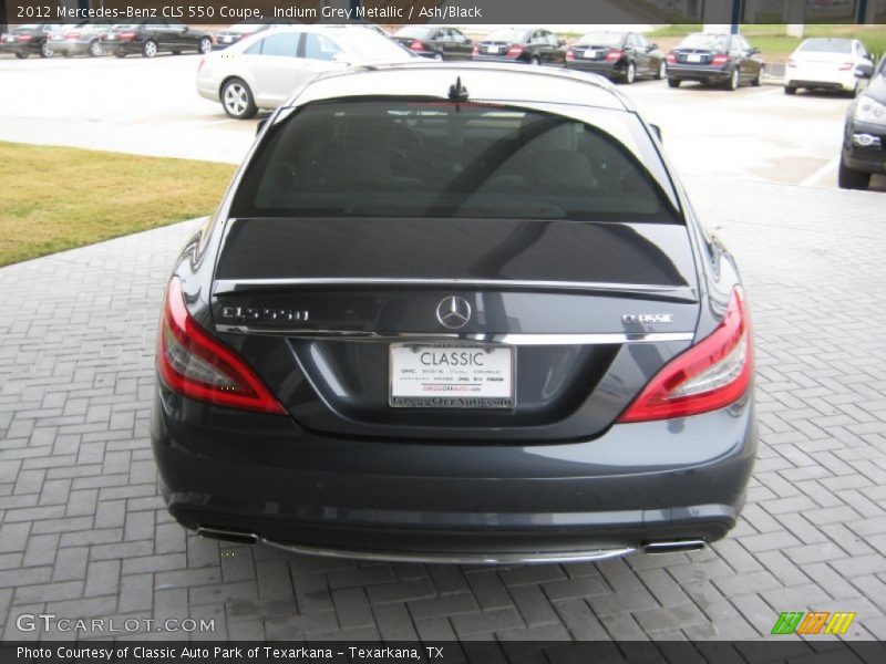 Indium Grey Metallic / Ash/Black 2012 Mercedes-Benz CLS 550 Coupe