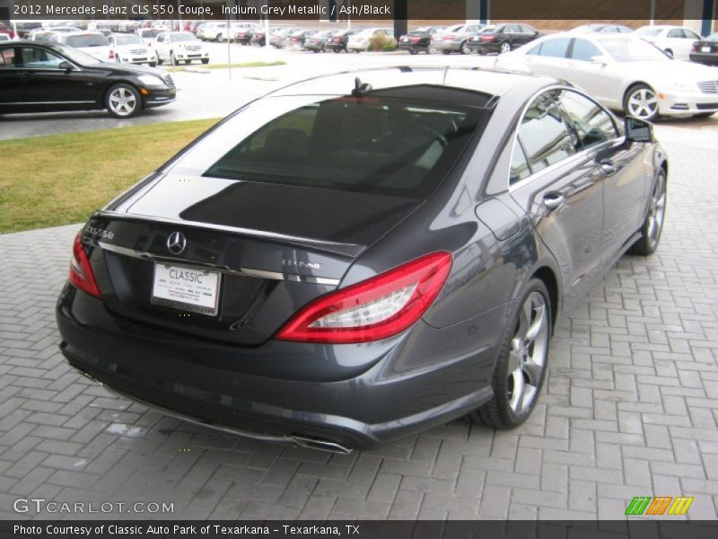 Indium Grey Metallic / Ash/Black 2012 Mercedes-Benz CLS 550 Coupe