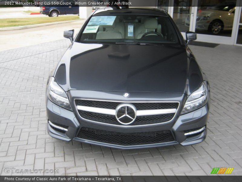 Indium Grey Metallic / Ash/Black 2012 Mercedes-Benz CLS 550 Coupe