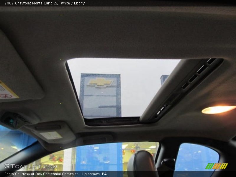 White / Ebony 2002 Chevrolet Monte Carlo SS