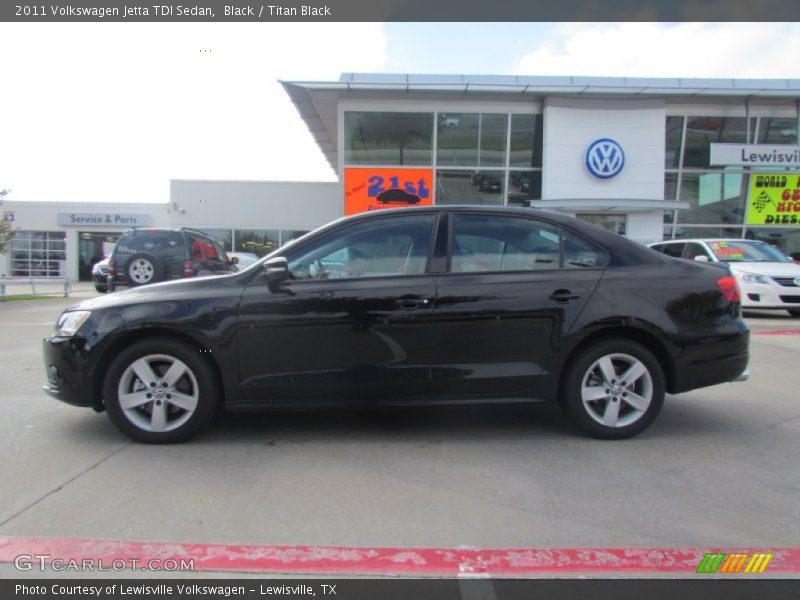 Black / Titan Black 2011 Volkswagen Jetta TDI Sedan