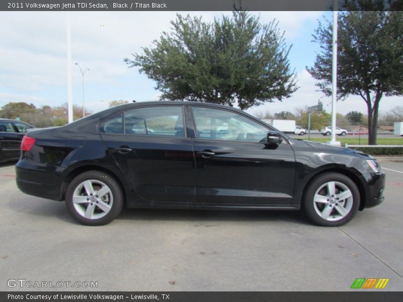 Black / Titan Black 2011 Volkswagen Jetta TDI Sedan