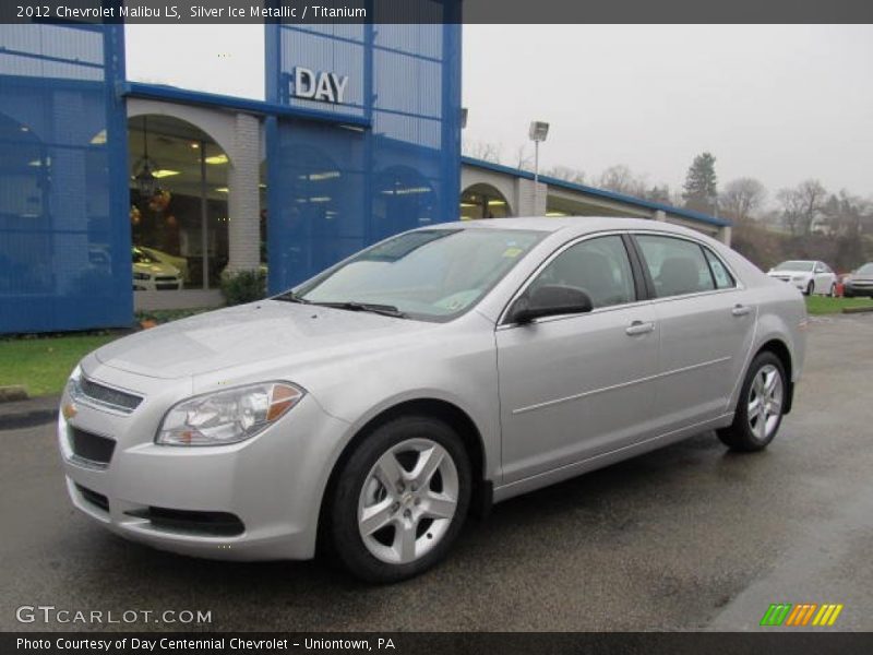 Silver Ice Metallic / Titanium 2012 Chevrolet Malibu LS