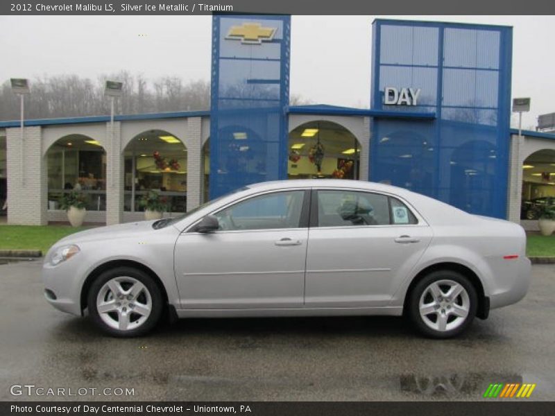 Silver Ice Metallic / Titanium 2012 Chevrolet Malibu LS