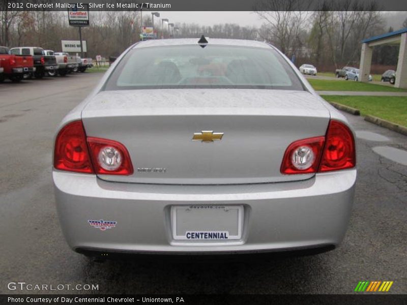 Silver Ice Metallic / Titanium 2012 Chevrolet Malibu LS