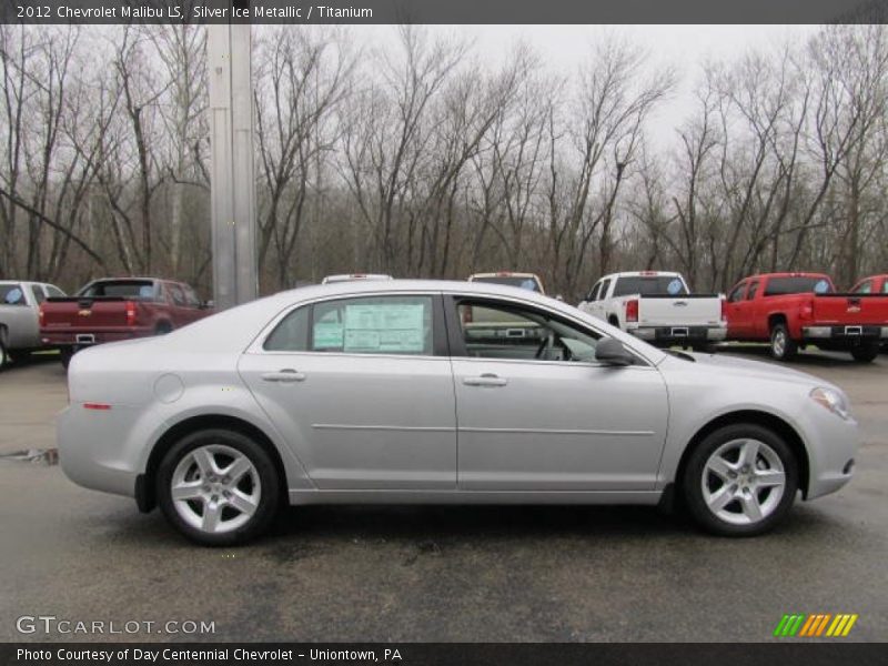 Silver Ice Metallic / Titanium 2012 Chevrolet Malibu LS