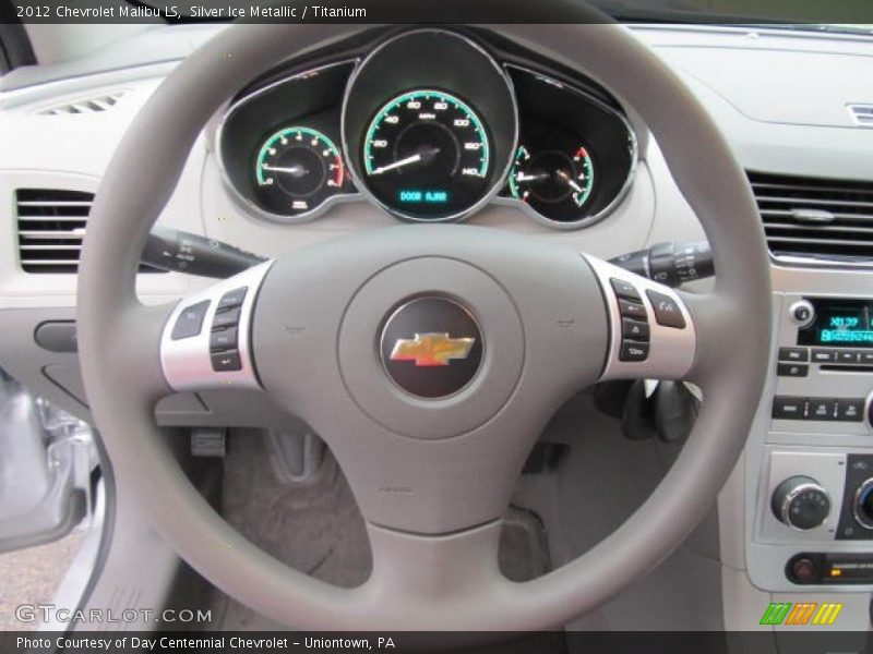 Silver Ice Metallic / Titanium 2012 Chevrolet Malibu LS