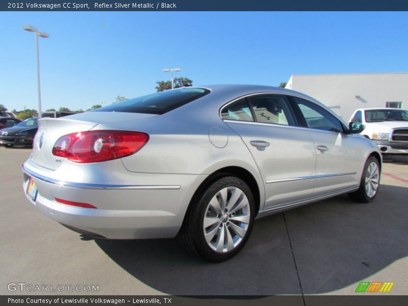 Reflex Silver Metallic / Black 2012 Volkswagen CC Sport