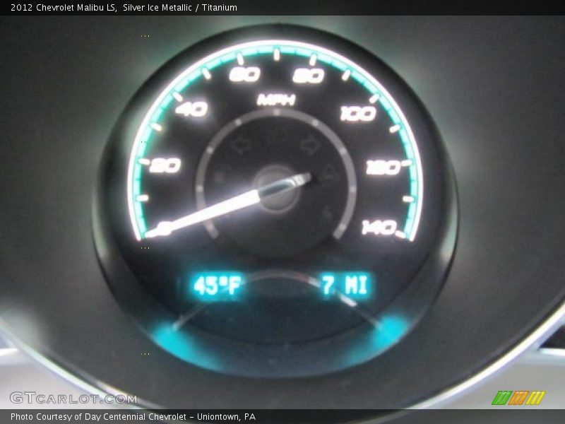 Silver Ice Metallic / Titanium 2012 Chevrolet Malibu LS