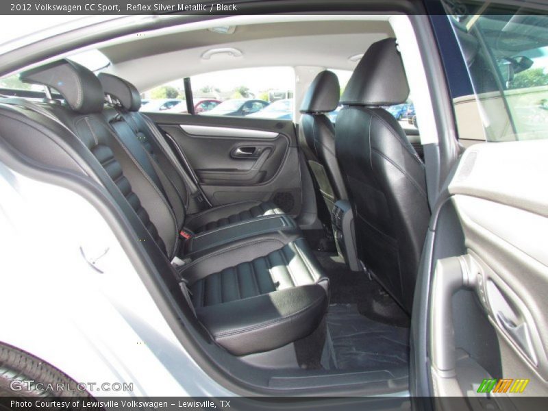 Reflex Silver Metallic / Black 2012 Volkswagen CC Sport