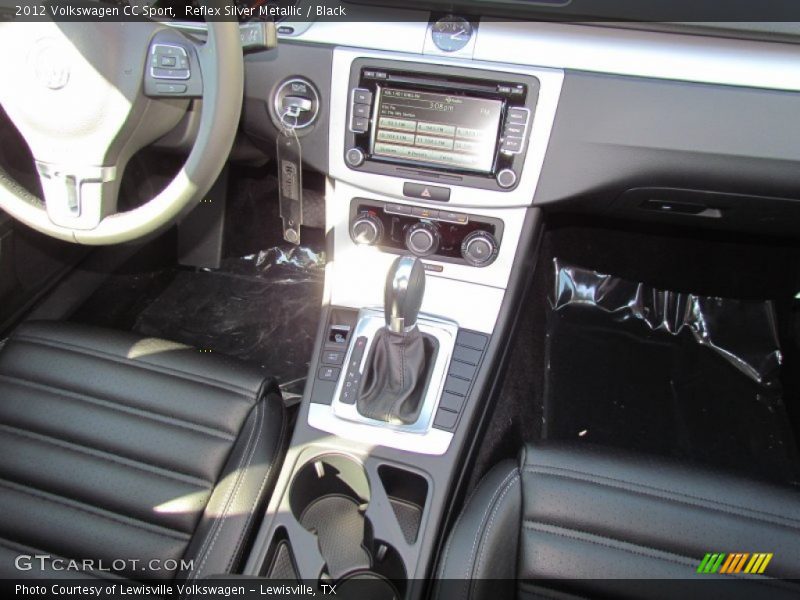 Reflex Silver Metallic / Black 2012 Volkswagen CC Sport