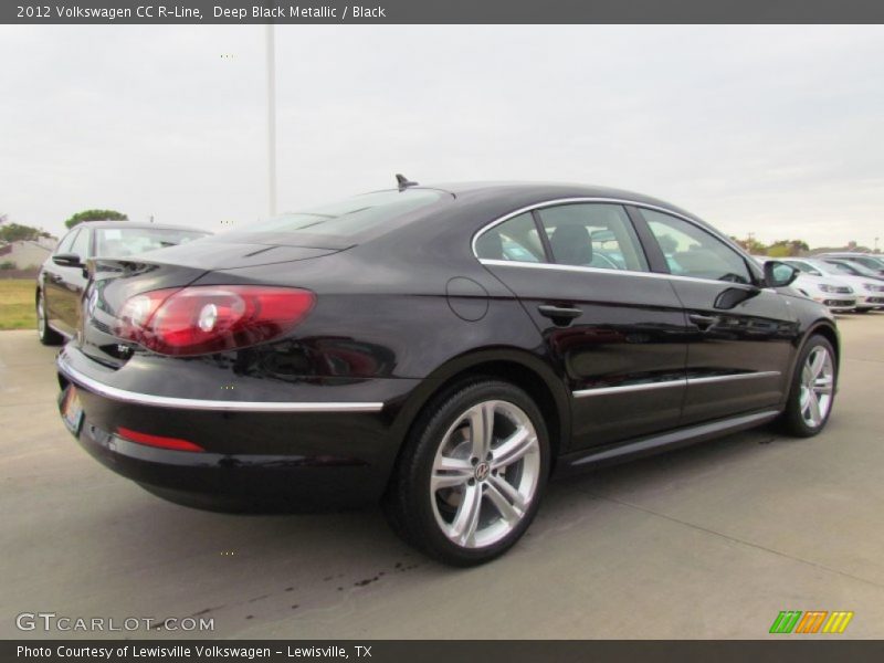 Deep Black Metallic / Black 2012 Volkswagen CC R-Line