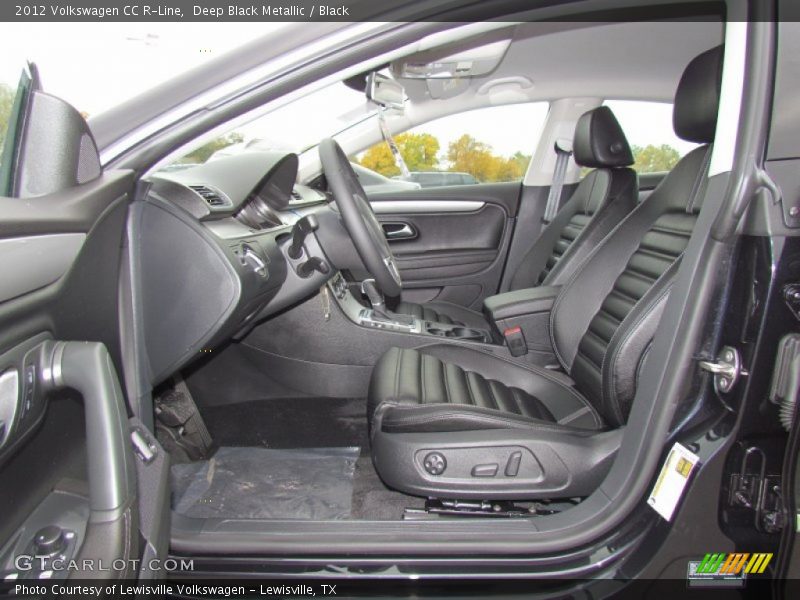 Deep Black Metallic / Black 2012 Volkswagen CC R-Line