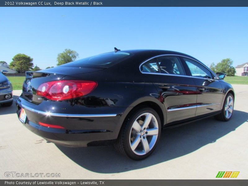 Deep Black Metallic / Black 2012 Volkswagen CC Lux