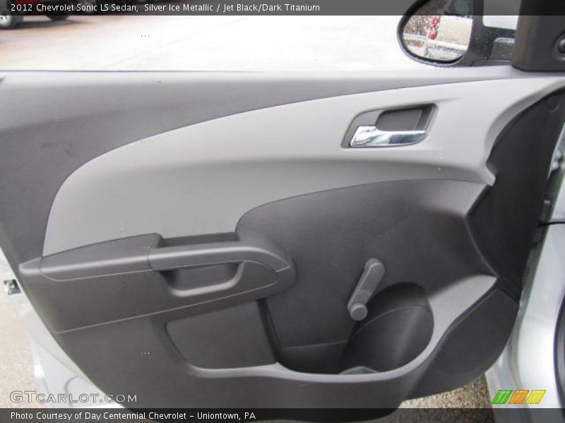 Silver Ice Metallic / Jet Black/Dark Titanium 2012 Chevrolet Sonic LS Sedan