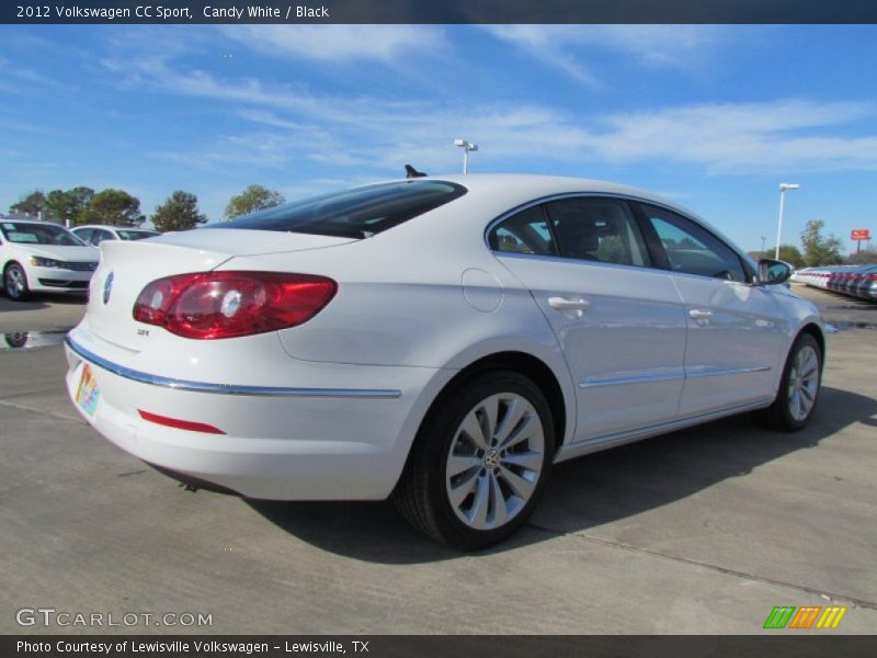 Candy White / Black 2012 Volkswagen CC Sport