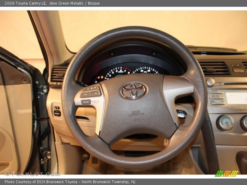 Aloe Green Metallic / Bisque 2009 Toyota Camry LE