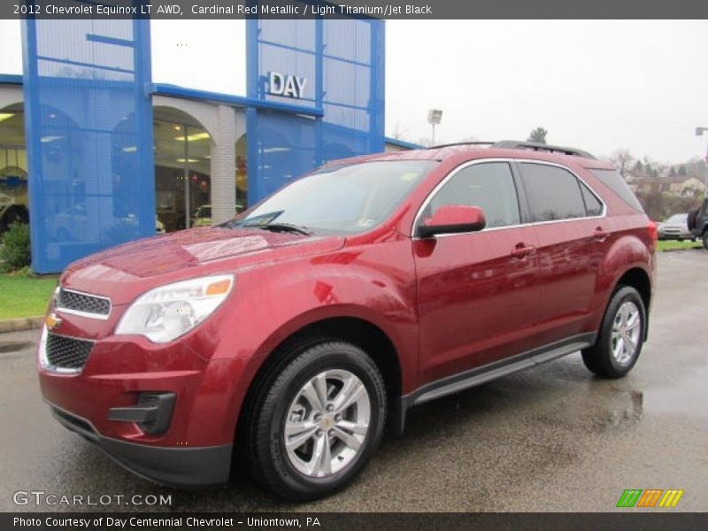 Cardinal Red Metallic / Light Titanium/Jet Black 2012 Chevrolet Equinox LT AWD