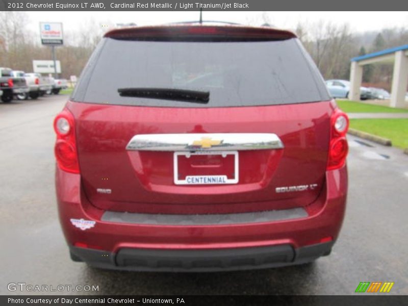 Cardinal Red Metallic / Light Titanium/Jet Black 2012 Chevrolet Equinox LT AWD