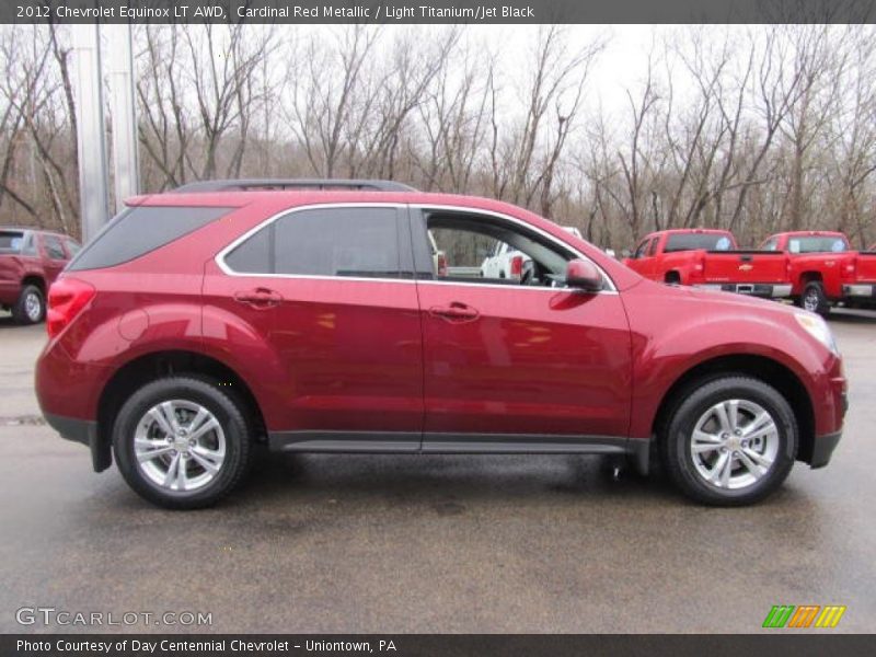 Cardinal Red Metallic / Light Titanium/Jet Black 2012 Chevrolet Equinox LT AWD