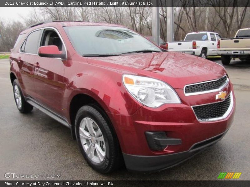 Cardinal Red Metallic / Light Titanium/Jet Black 2012 Chevrolet Equinox LT AWD