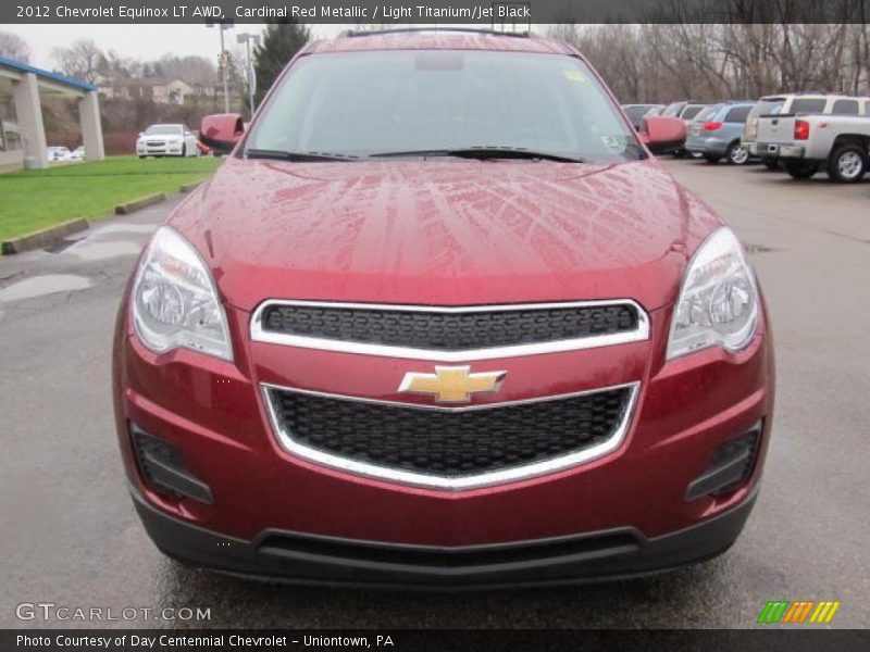 Cardinal Red Metallic / Light Titanium/Jet Black 2012 Chevrolet Equinox LT AWD