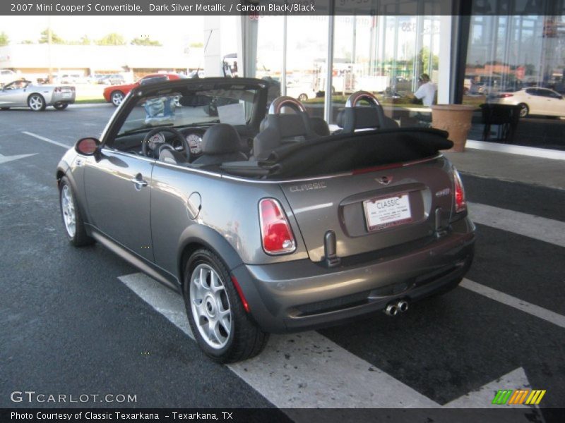 Dark Silver Metallic / Carbon Black/Black 2007 Mini Cooper S Convertible