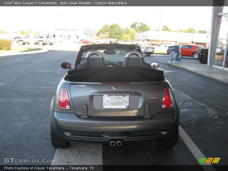 Dark Silver Metallic / Carbon Black/Black 2007 Mini Cooper S Convertible