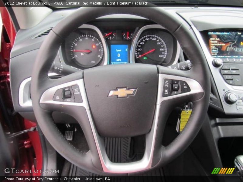 Cardinal Red Metallic / Light Titanium/Jet Black 2012 Chevrolet Equinox LT AWD