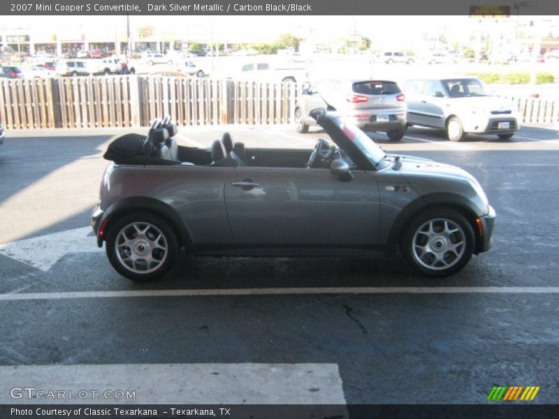 Dark Silver Metallic / Carbon Black/Black 2007 Mini Cooper S Convertible