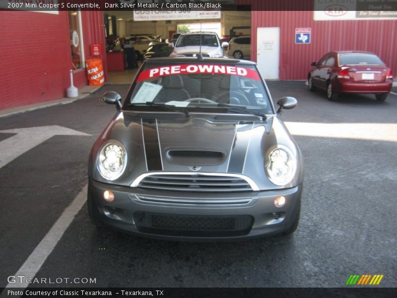 Dark Silver Metallic / Carbon Black/Black 2007 Mini Cooper S Convertible