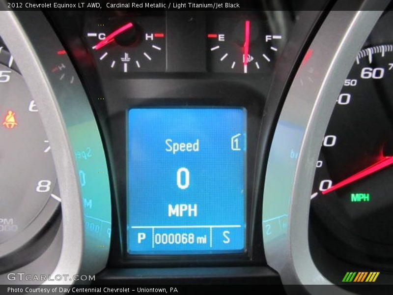 Cardinal Red Metallic / Light Titanium/Jet Black 2012 Chevrolet Equinox LT AWD