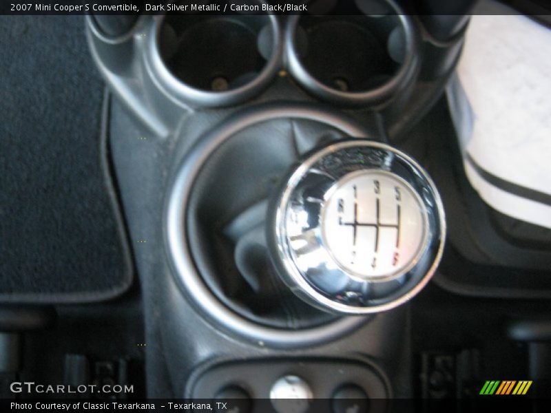 Dark Silver Metallic / Carbon Black/Black 2007 Mini Cooper S Convertible