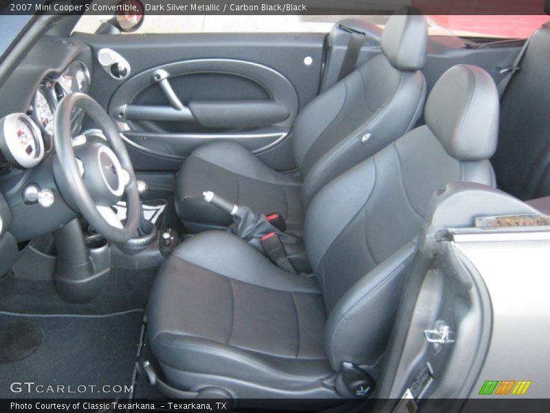 Dark Silver Metallic / Carbon Black/Black 2007 Mini Cooper S Convertible
