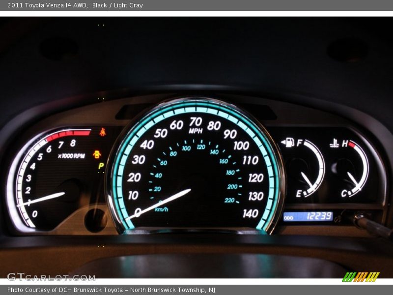 Black / Light Gray 2011 Toyota Venza I4 AWD