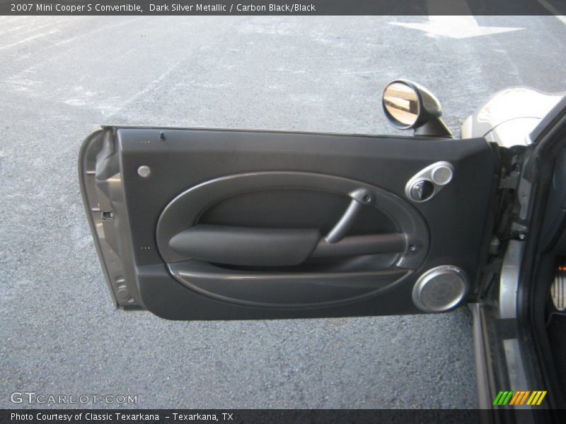 Dark Silver Metallic / Carbon Black/Black 2007 Mini Cooper S Convertible