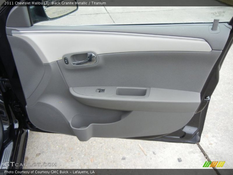 Black Granite Metallic / Titanium 2011 Chevrolet Malibu LT