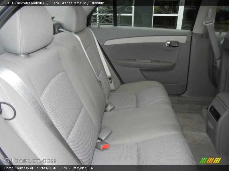 Black Granite Metallic / Titanium 2011 Chevrolet Malibu LT