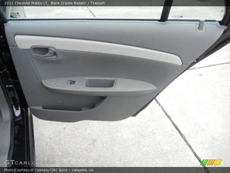 Black Granite Metallic / Titanium 2011 Chevrolet Malibu LT