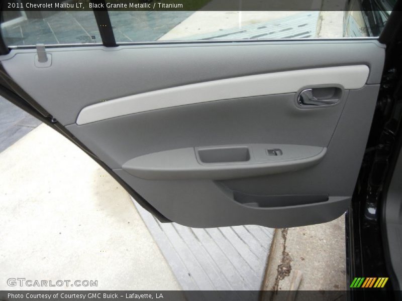 Black Granite Metallic / Titanium 2011 Chevrolet Malibu LT