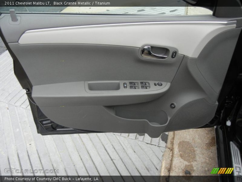 Black Granite Metallic / Titanium 2011 Chevrolet Malibu LT