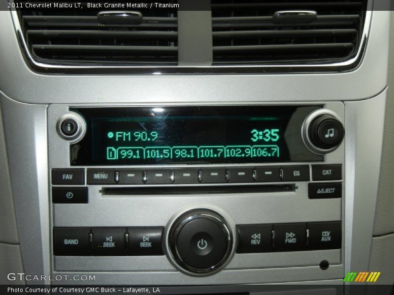 Black Granite Metallic / Titanium 2011 Chevrolet Malibu LT