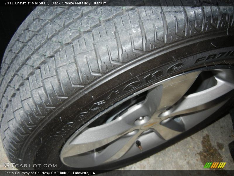 Black Granite Metallic / Titanium 2011 Chevrolet Malibu LT