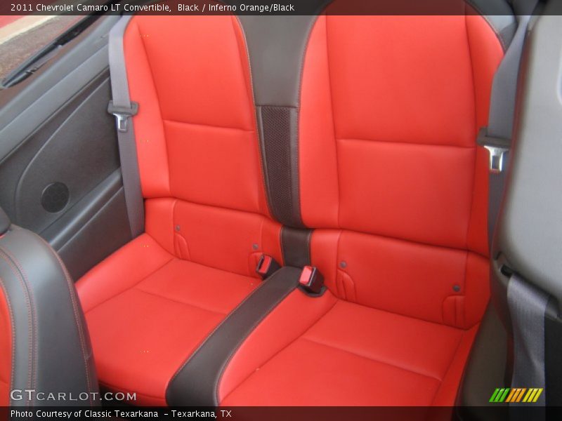 Black / Inferno Orange/Black 2011 Chevrolet Camaro LT Convertible
