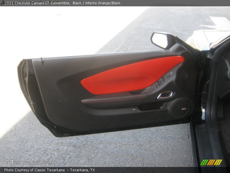 Black / Inferno Orange/Black 2011 Chevrolet Camaro LT Convertible