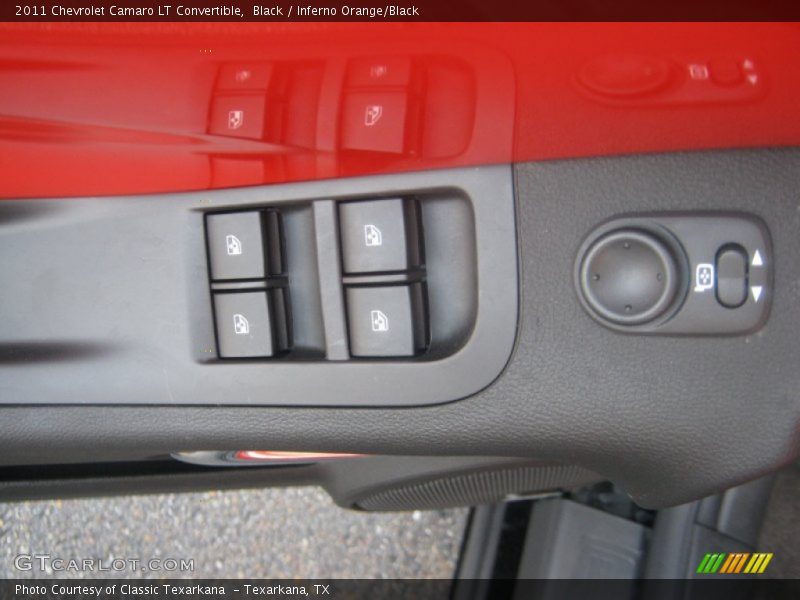 Black / Inferno Orange/Black 2011 Chevrolet Camaro LT Convertible