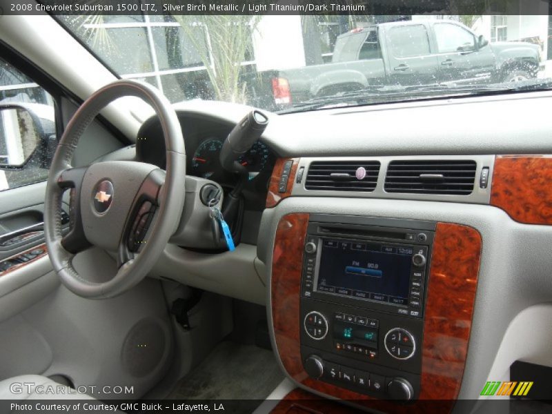 Silver Birch Metallic / Light Titanium/Dark Titanium 2008 Chevrolet Suburban 1500 LTZ