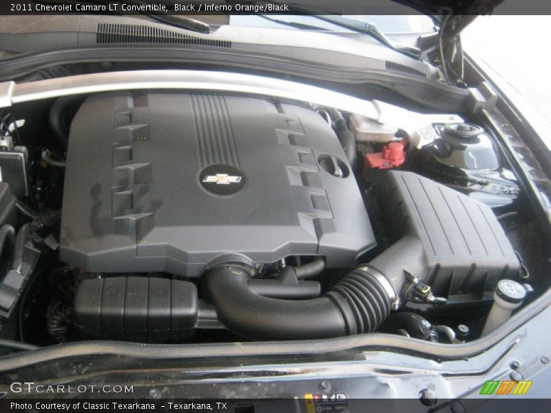 Black / Inferno Orange/Black 2011 Chevrolet Camaro LT Convertible