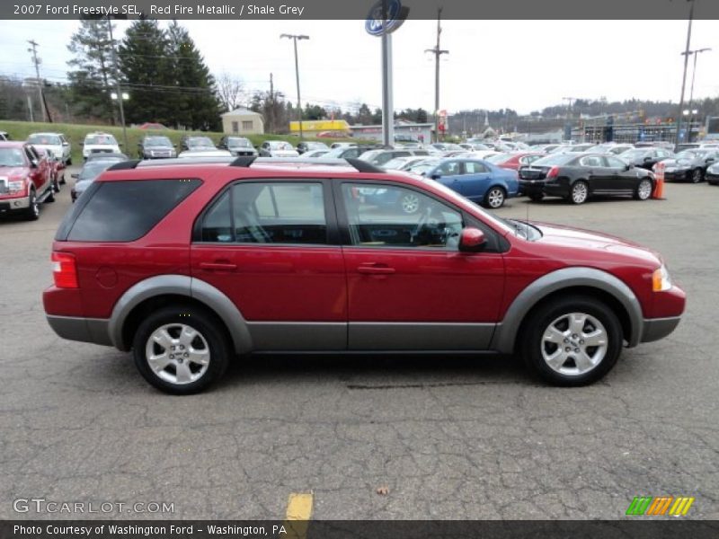 Red Fire Metallic / Shale Grey 2007 Ford Freestyle SEL